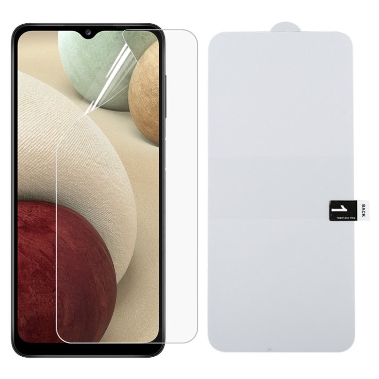 

For Samsung Galaxy A12 Full Screen Protector Explosion-proof Hydrogel Film