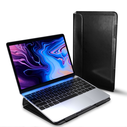 

For Macbook 12 inch DUX DUCIS HEFI Series Laptop Protective Standing Sleeve(Black)