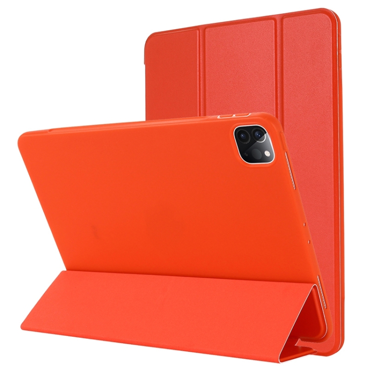 

TPU Horizontal Flip Leather Case with Three-folding Holder For iPad Pro 11 (2021) / (2020)(Red)