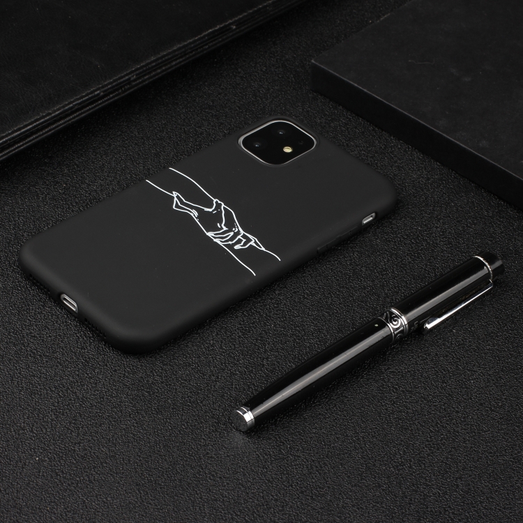 

For iPhone 11 Pro Shockproof Stick Figure Pattern Soft TPU Protective Case(Arm)