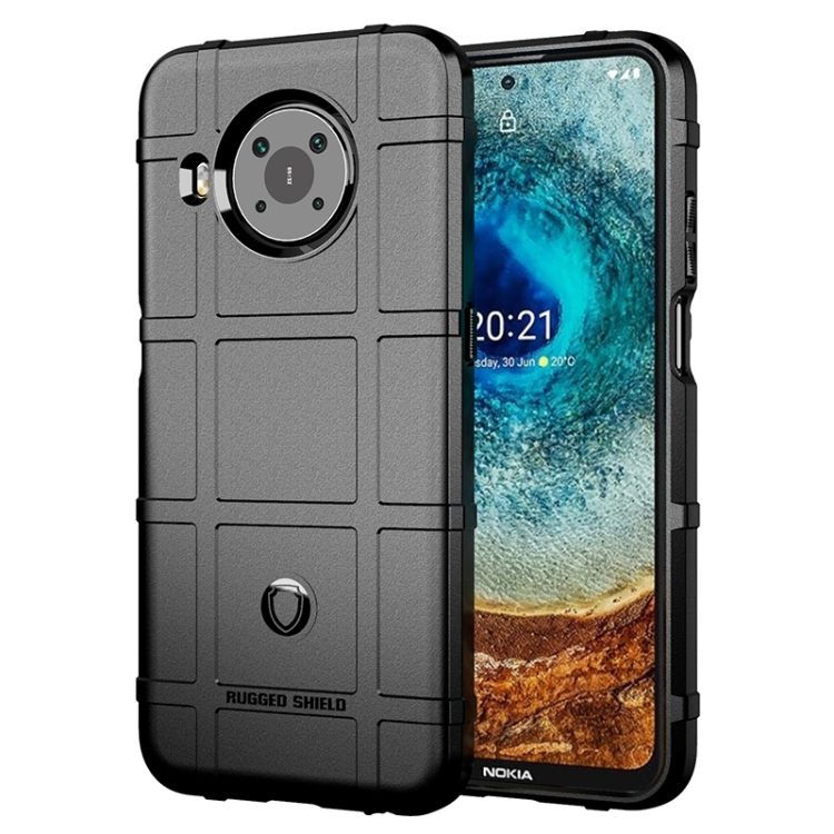 

For Nokia X10 Full Coverage Shockproof TPU Case(Black)