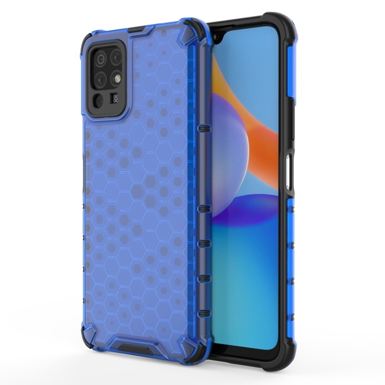 

For Honor Play 5T Youth Shockproof Honeycomb PC + TPU Case(Blue)