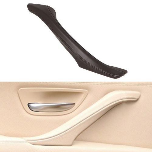 

Car Leather Right Side Inner Door Handle Assembly 51417225854 for BMW 5 Series F10 / F18 2011-2017(Mocha)