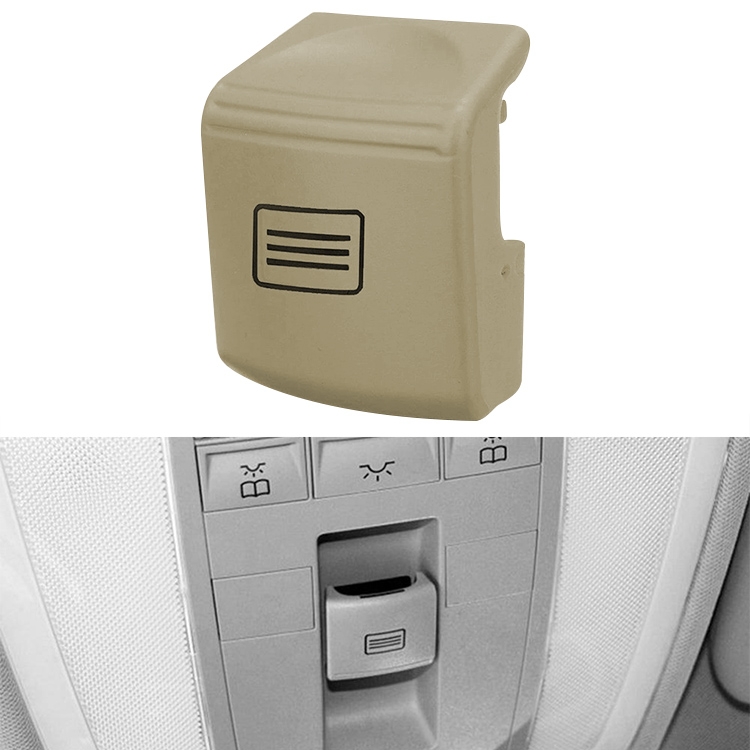 

Car Sunroof Switch Button Dome Light Button for Mercedes-Benz W204 / X204 2008-2015(Deerskin Beige)
