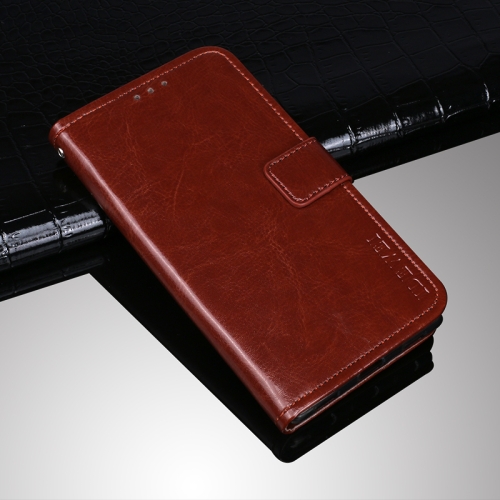 

For Cubot C20 idewei Crazy Horse Texture Horizontal Flip Leather Case with Holder & Card Slots & Wallet(Brown)