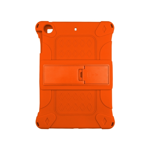 

All-inclusive Silicone Shockproof Case with Holder For iPad Pro 10.5 / 10.2 2020 / 2019 / Air 3(Orange)