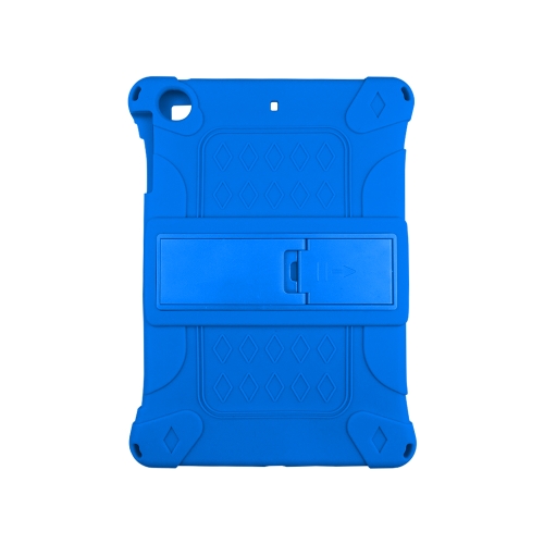 

All-inclusive Silicone Shockproof Case with Holder For iPad Pro 10.5 / 10.2 2020 / 2019 / Air 3(Blue)