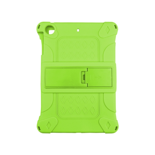 

All-inclusive Silicone Shockproof Case with Holder For iPad Pro 10.5 / 10.2 2021 / 2020 / 2019 / Air 3(Green)