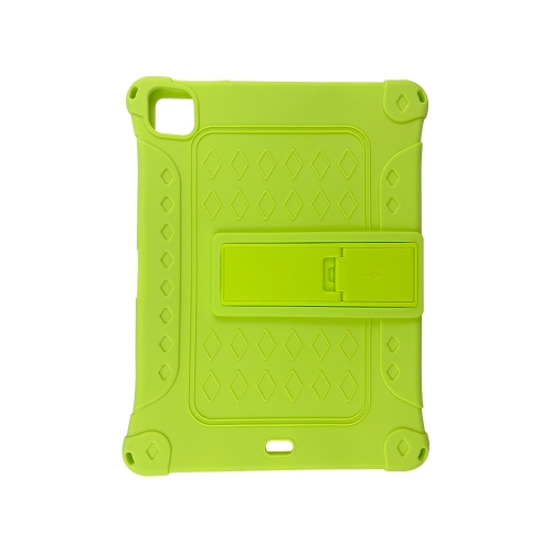 

All-inclusive Silicone Shockproof Case with Holder For iPad Pro 11 2021 / 2020 / Air 2020 10.9(Green)