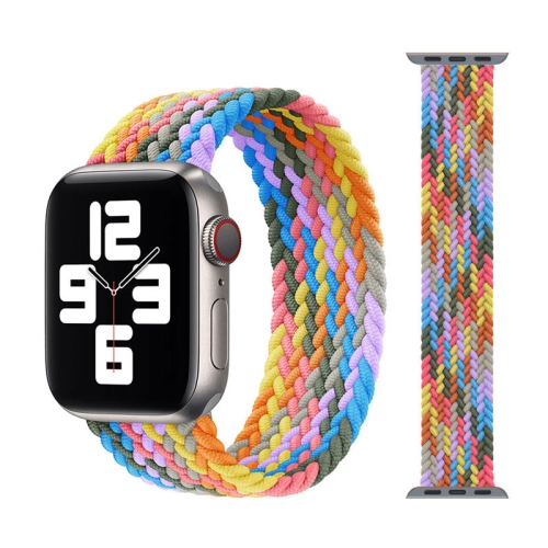 

Metal Head Braided Nylon Replacement Watchbands, Size: XS 135mm For Apple Watch Series 7 45mm / 6 & SE & 5 & 4 44mm / 3 & 2 & 1 42mm(Heartbeat Purple)