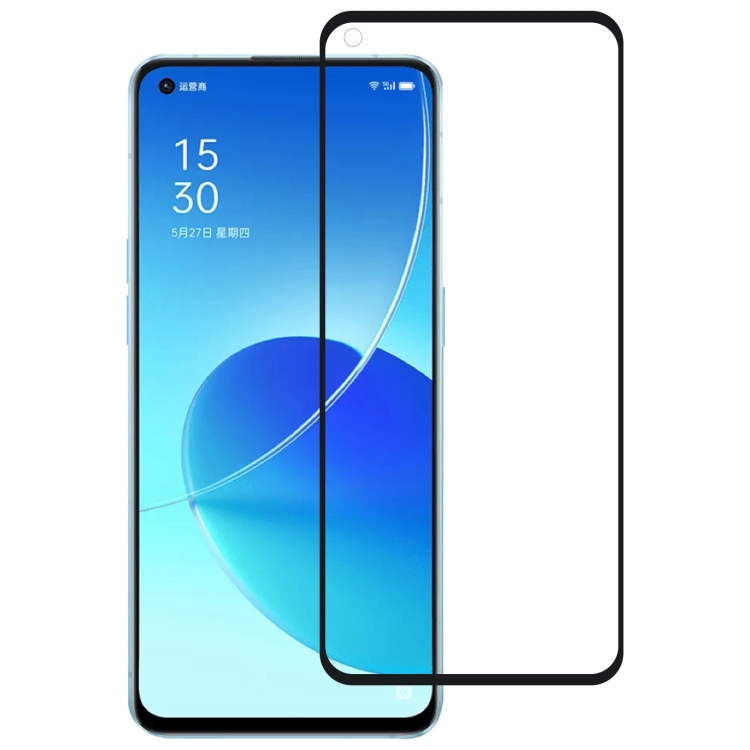 

For OPPO Reno6 5G Full Glue Full Screen Tempered Glass Film