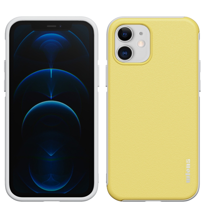 

wlons PC + TPU Shockproof Protective Case For iPhone 12 Mini(Yellow)