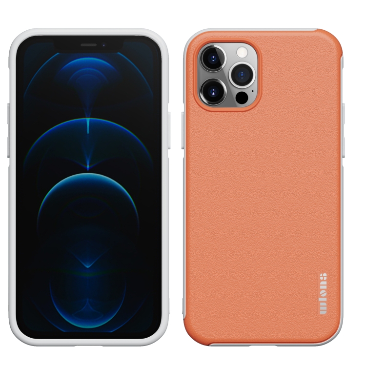 

wlons PC + TPU Shockproof Protective Case For iPhone 12 / 12 Pro(Orange)