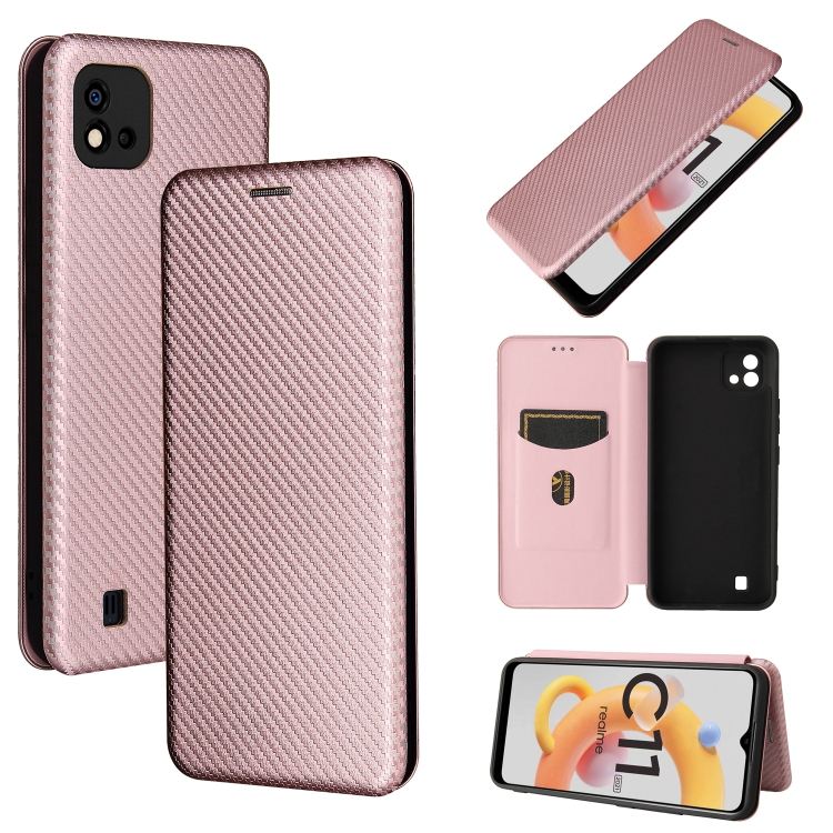 For OPPO Realme C11 2021 Carbon Fiber Texture Magnetic Horizontal Flip TPU + PC + PU Leather Case with Card Slot(Pink)
For OPPO Realme C11 2021 Carbon Fiber Texture Magnetic Horizontal Flip TPU + PC + PU Leather Case with Card Slot(Pink)