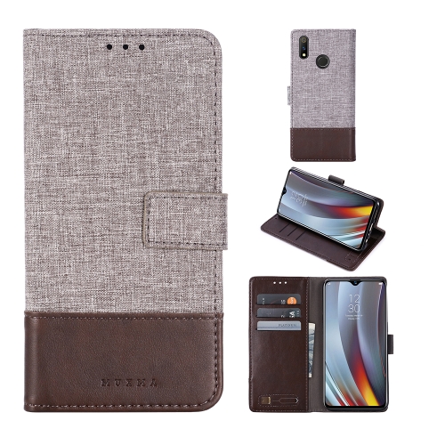 

For OPPO Realme 3 Pro MUXMA MX102 Horizontal Flip Canvas Leather Case with Stand & Card Slot & Wallet Function(Brown)