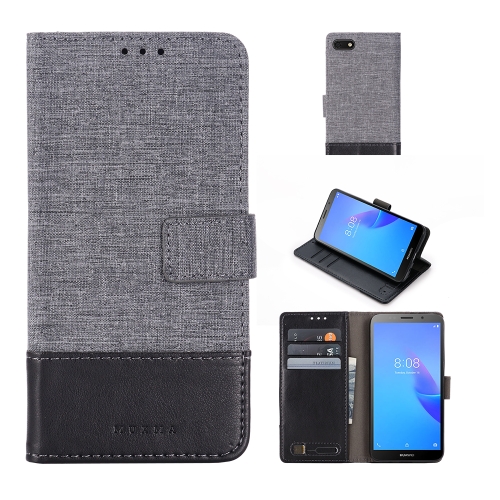 

For Huawei Y5 lite (2018) MUXMA MX102 Horizontal Flip Canvas Leather Case with Stand & Card Slot & Wallet Function(Black)