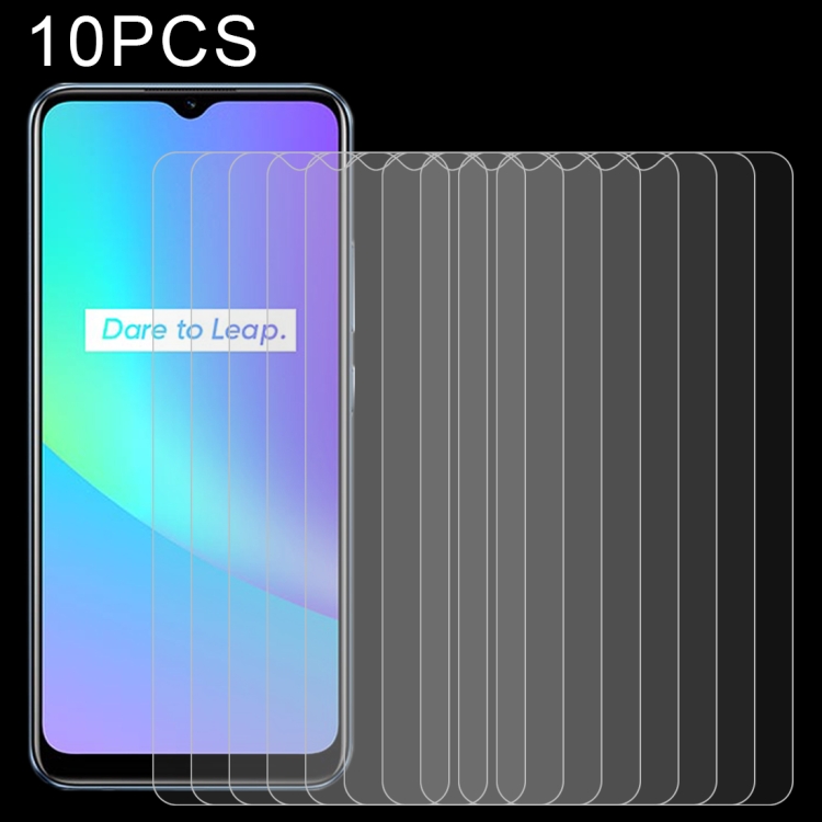 

For OPPO Realme C25 10 PCS 0.26mm 9H 2.5D Tempered Glass Film