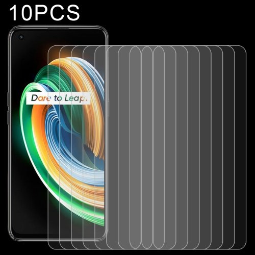 

For OPPO Realme Q3 Pro Carnival 10 PCS 0.26mm 9H 2.5D Tempered Glass Film