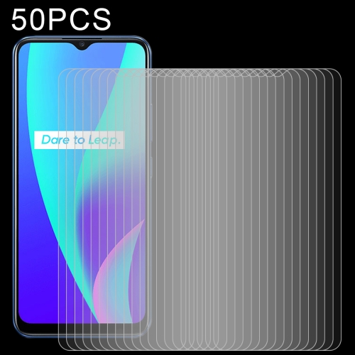

For OPPO Realme C15 50 PCS 0.26mm 9H 2.5D Tempered Glass Film