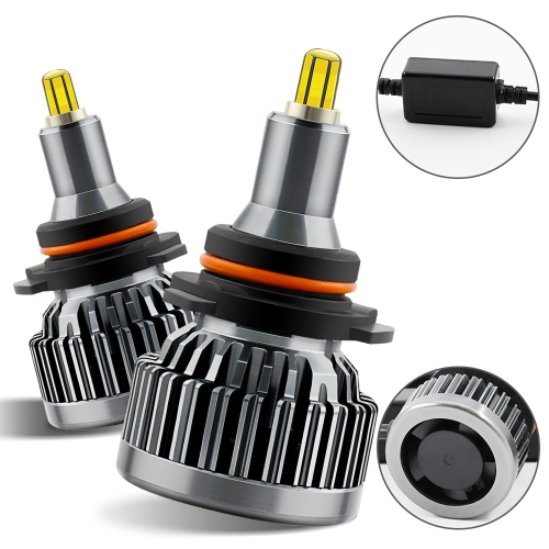 

V9 9005 2 PCS DC10-32V / 6000K / 3000LM / 30W IP65 Waterproof Car LED Headlight