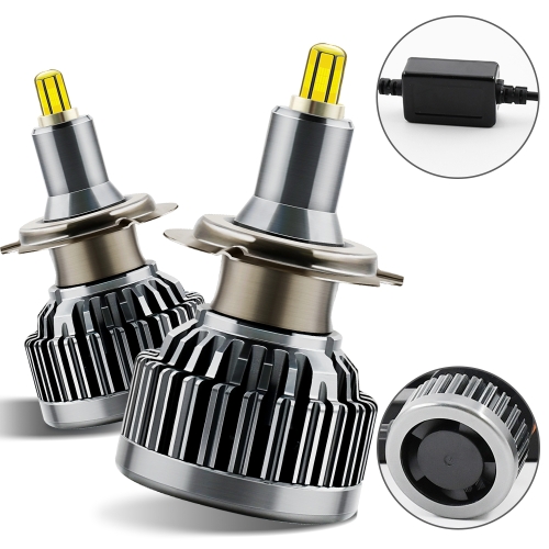 

V9 H7 2 PCS DC10-32V / 6000K / 3000LM / 30W IP65 Waterproof Car LED Headlight