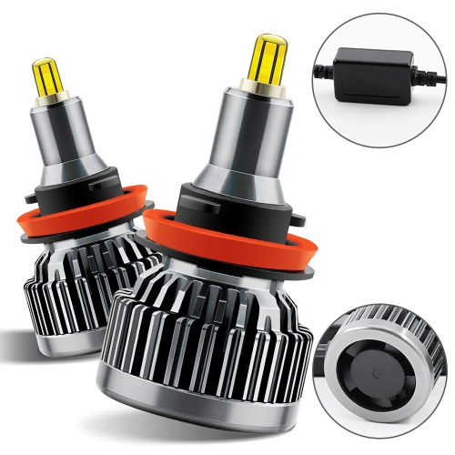 

V9 H11 2 PCS DC10-32V / 6000K / 3000LM / 30W IP65 Waterproof Car LED Headlight