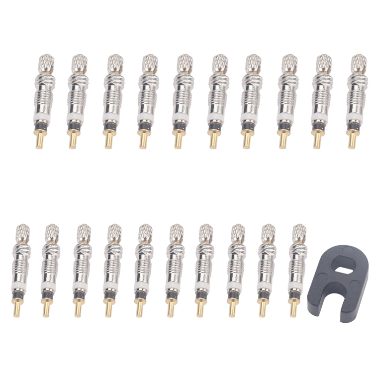 

A5500 20 PCS Bicycle French Valve Core with A-type Wrench