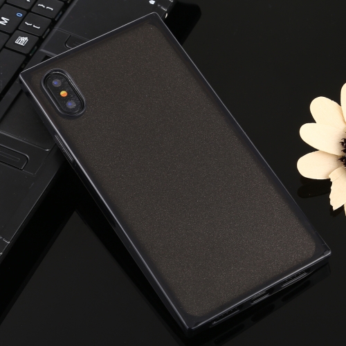 

For iPhone X / XS Glitter Powder TPU Protective Case(Black)