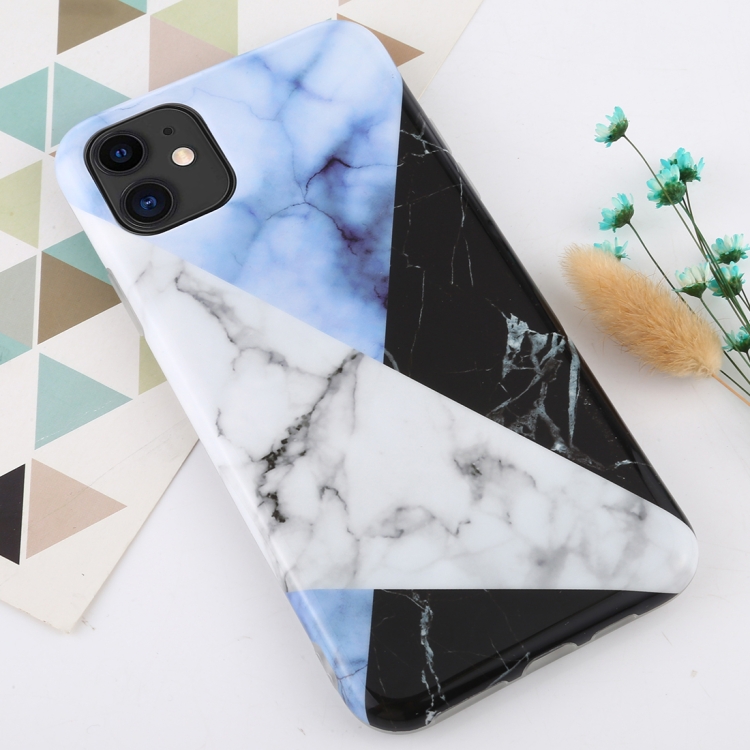 

For iPhone 11 Marble Pattern TPU Protecitve Case(White Texture)