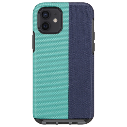 

Mutural XINYUE Series Contrast Design Silicone Shockproof Case For iPhone 12 Pro Max(Blue)