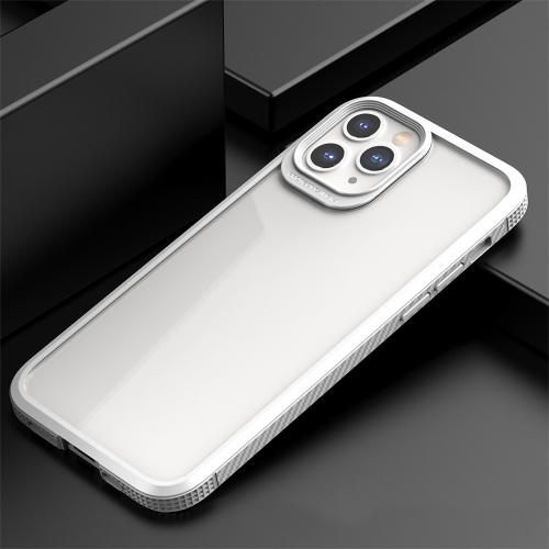

iPAKY MG Series Carbon Fiber Texture Shockproof TPU+ Transparent PC Case For iPhone 11 Pro Max(White)