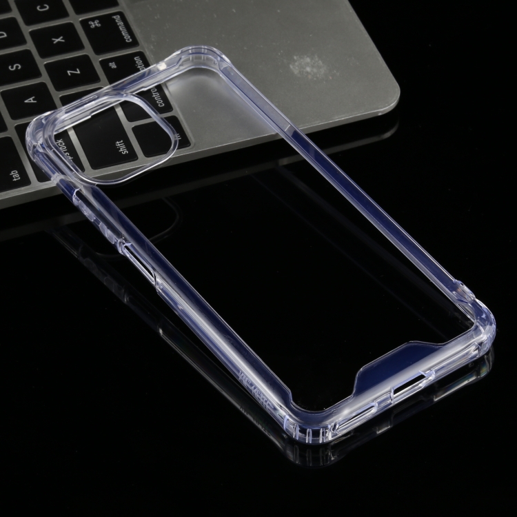 

For Xiaomi Mi 11 Lite Four-corner Shockproof Transparent TPU + PC Protective Case