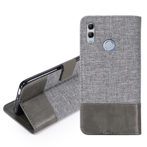 

For Huawei Honor 10 Lite MUXMA MX102 Horizontal Flip Canvas Leather Case with Stand & Card Slot & Wallet Function(Grey)