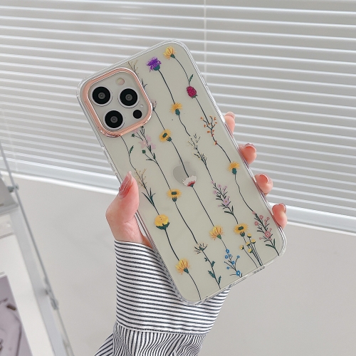 

Flowers Pattern Dual-side Laminating Soft TPU Protective Case For iPhone 11(Yellow Flowers)