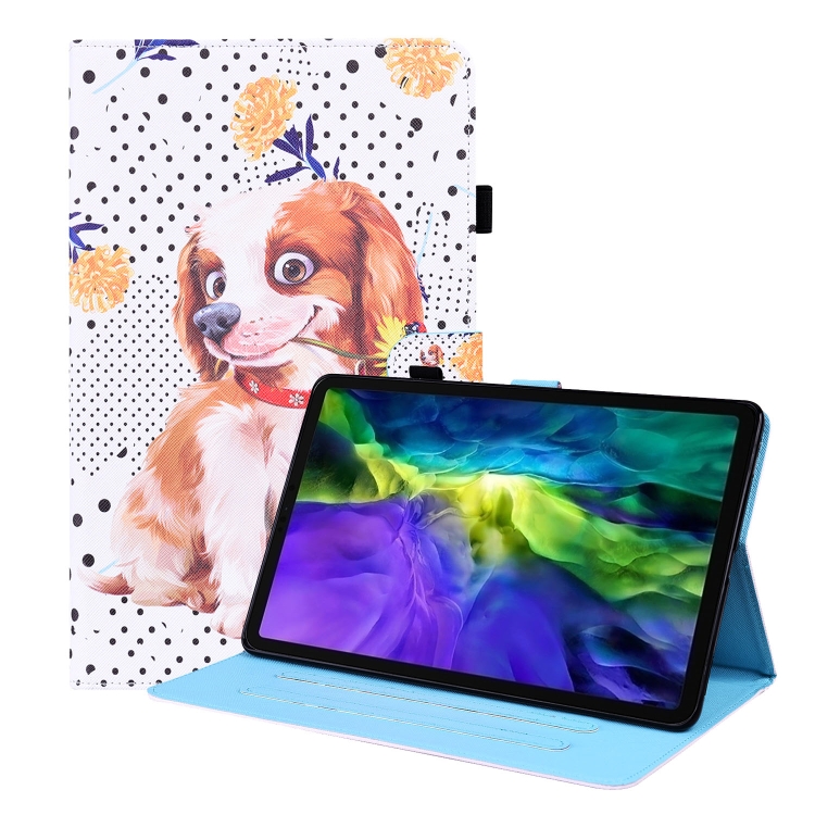

Animal Pattern Horizontal Flip Leather Case with Holder & Card Slots & Photo Frame & Sleep / Wake-up Function For iPad Pro 11 inch 2021 / 2020 & Air 2020 10.9(Little Flower dog)