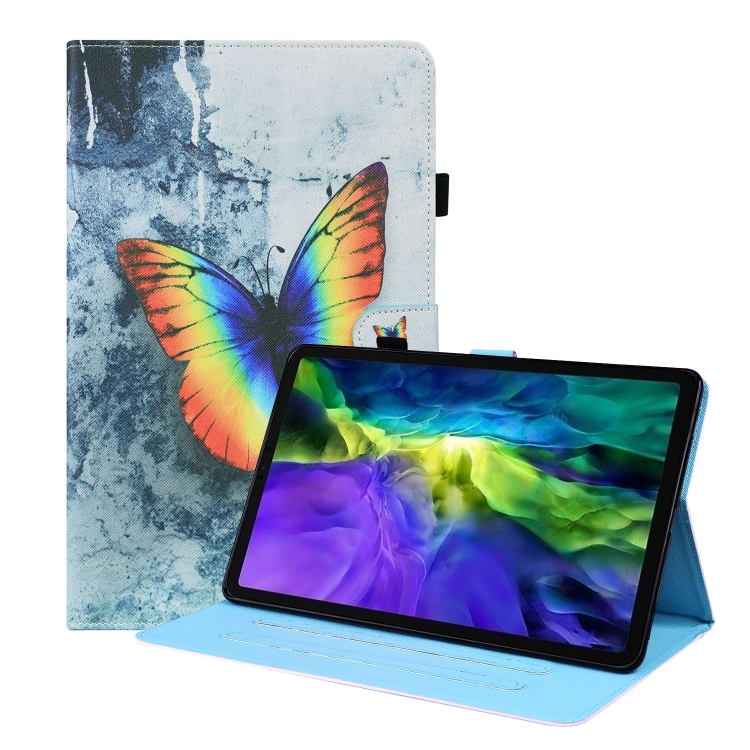 

Animal Pattern Horizontal Flip Leather Case with Holder & Card Slots & Photo Frame & Sleep / Wake-up Function For iPad Pro 11 inch 2021 / 2020 & Air 2020 10.9(Color Butterfly)