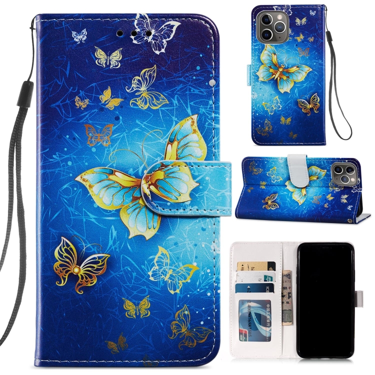 

Painted Pattern Horizontal Flip Leather Case with Holder & Card Slots & Photo Frame For iPhone 11 Pro Max(Phnom Penh Butterfly)