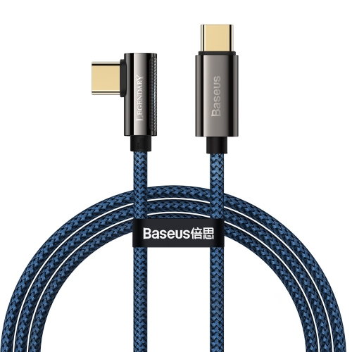 

Baseus CACS000603 Legend Series 100W USB-C / Type-C to USB-C / Type-C Elbow Fast Charging Data Cable, Cable Length: 1m