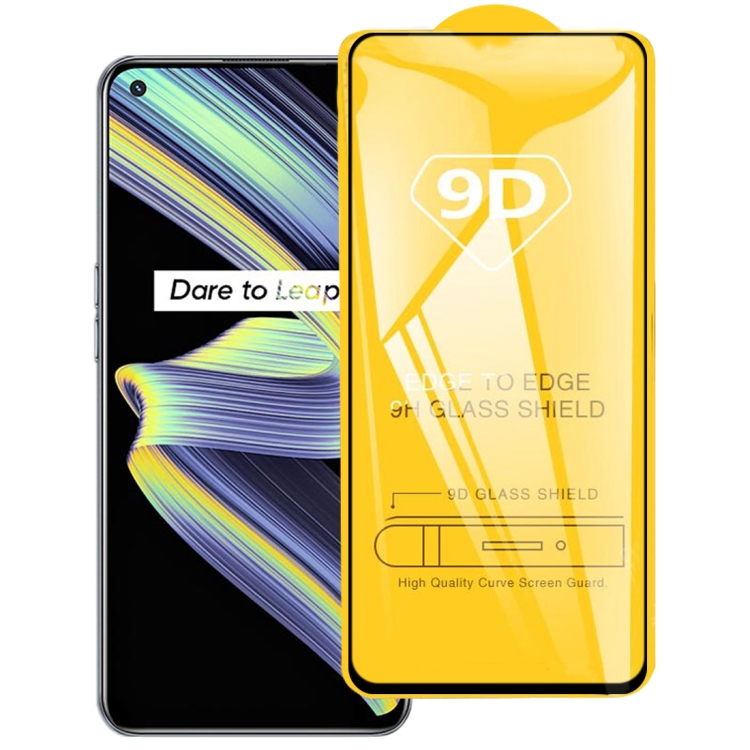 

For OPPO Realme X7 Max 5G 9D Full Glue Full Screen Tempered Glass Film