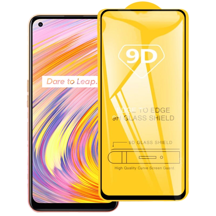 

For OPPO Realme V15 5G 9D Full Glue Full Screen Tempered Glass Film