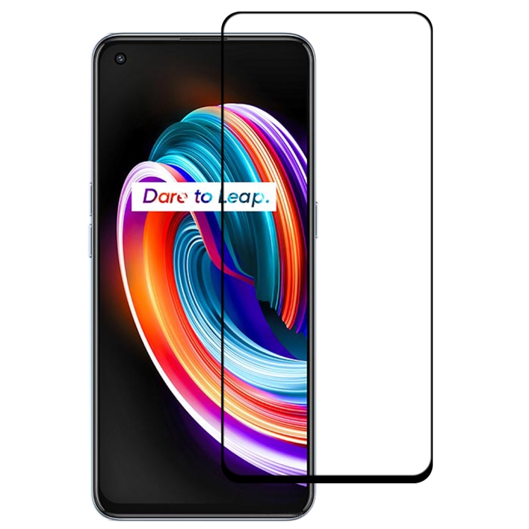 

For OPPO Realme Q3 Pro Carnival Full Glue Full Cover Screen Protector Tempered Glass Film