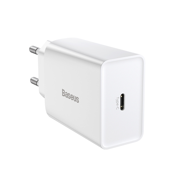 

Baseus CCFS-SN02 20W Single USB-C / Type-C Interface Speed Mini Quick Charger, EU Plug(White)