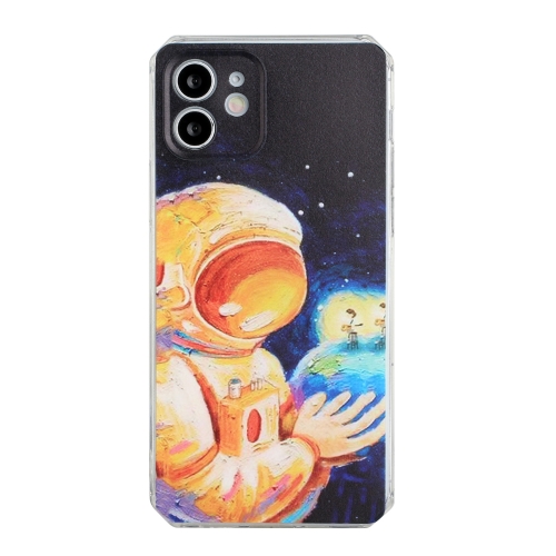 

Oil Painting Pattern TPU Shockproof Case For iPhone 11(Astronaut)