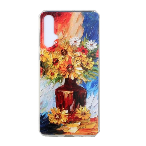 

For Huawei nova 5 Oil Painting Pattern TPU Shockproof Case(Vase)