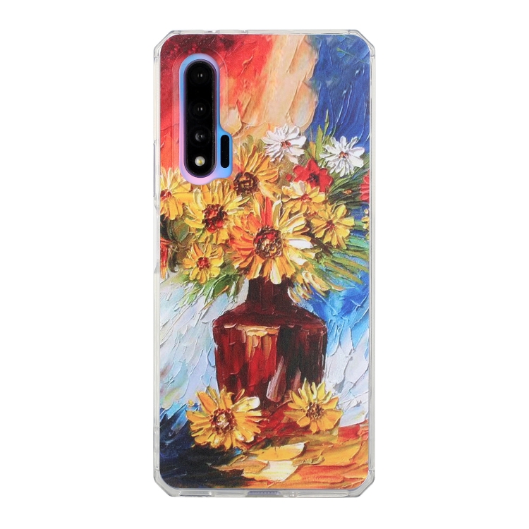 

For Huawei nova 6 Oil Painting Pattern TPU Shockproof Case(Vase)