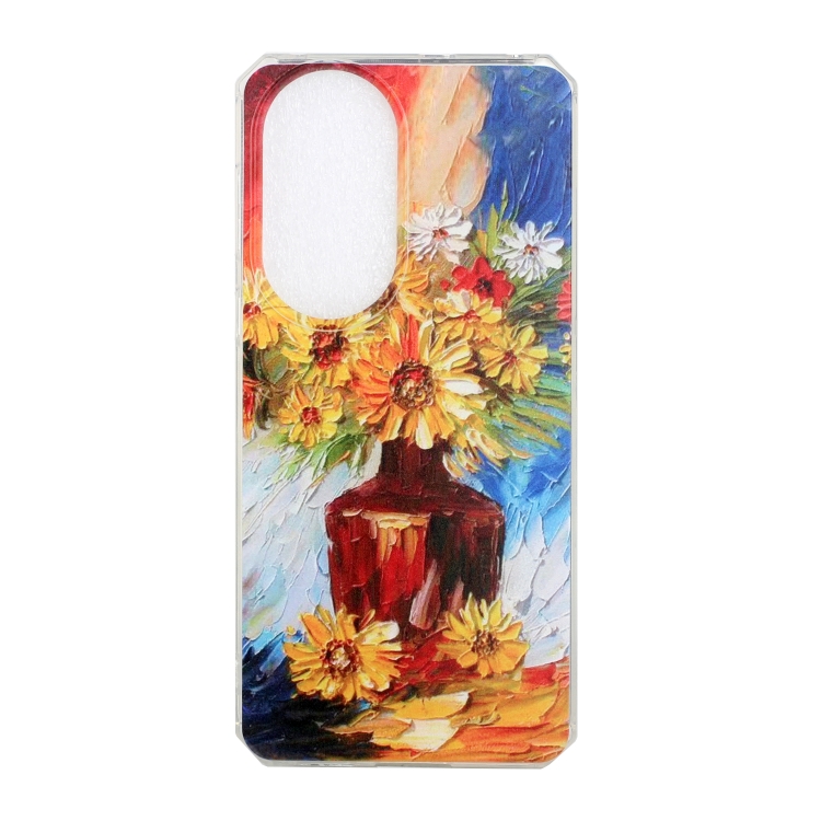 

For Huawei nova 8 Pro 5G Oil Painting Pattern TPU Shockproof Case(Vase)