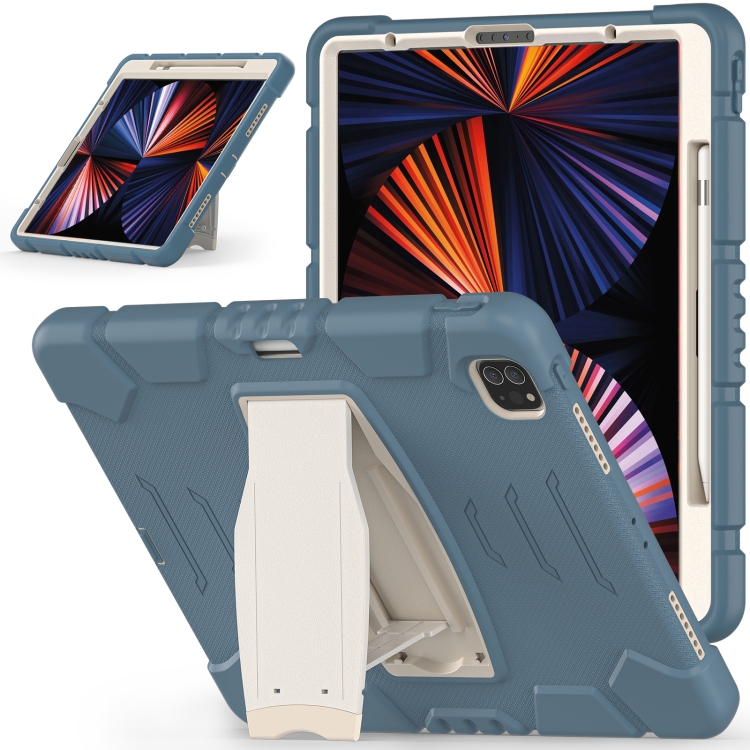 3-Layer Protection Screen Frame + PC + Silicone Shockproof Combination Tablet Case with Holder For iPad Pro 12.9 2021(Cornflower Blue)
3-Layer Protection Screen Frame + PC + Silicone Shockproof Combination Tablet Case with Holder For iPad Pro 12.9 2021(Cornflower Blue)