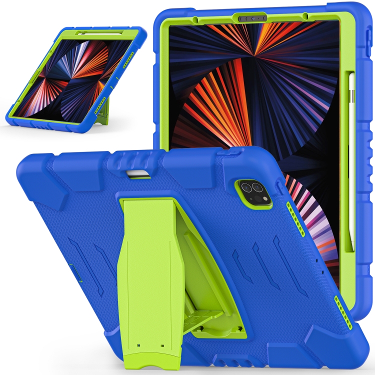 3-Layer Protection Screen Frame + PC + Silicone Shockproof Combination Tablet Case with Holder For iPad Pro 12.9 2021(Blue+Lime)
3-Layer Protection Screen Frame + PC + Silicone Shockproof Combination Tablet Case with Holder For iPad Pro 12.9 2021(Blue+Lime)