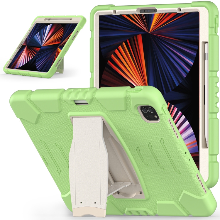 3-Layer Protection Screen Frame + PC + Silicone Shockproof Combination Tablet Case with Holder For iPad Pro 12.9 2021(Matcha Green)
3-Layer Protection Screen Frame + PC + Silicone Shockproof Combination Tablet Case with Holder For iPad Pro 12.9 2021(Matcha Green)