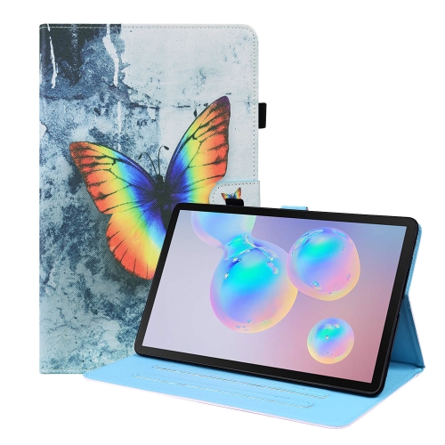 

For Samsung Galaxy Tab S7 2020 SM-T870 / SM-T875 Animal Pattern Horizontal Flip Leather Case with Holder & Card Slots & Photo Frame(Color Butterfly)